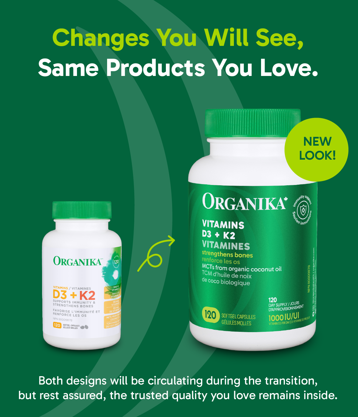 Vitamins D3 + K2