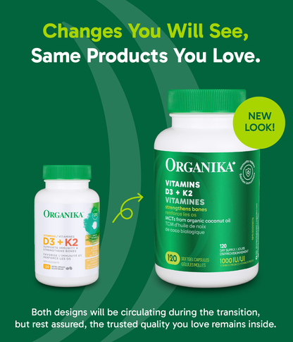 Vitamins D3 + K2