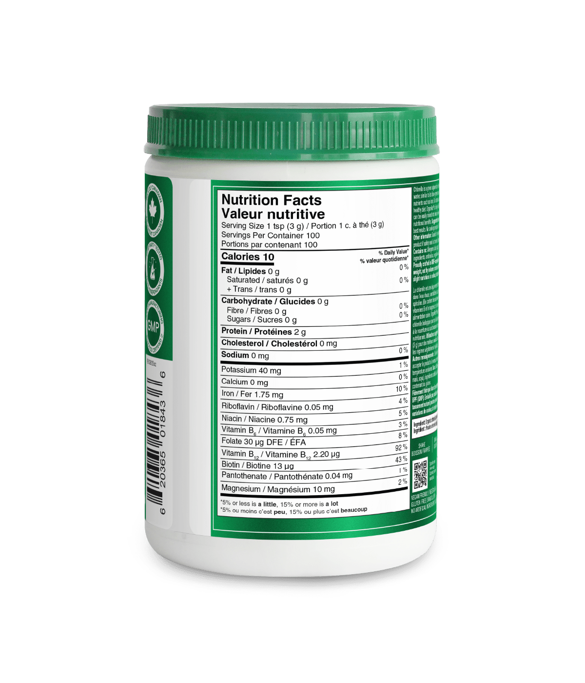 Organic Chlorella Powder - Organika Health Products