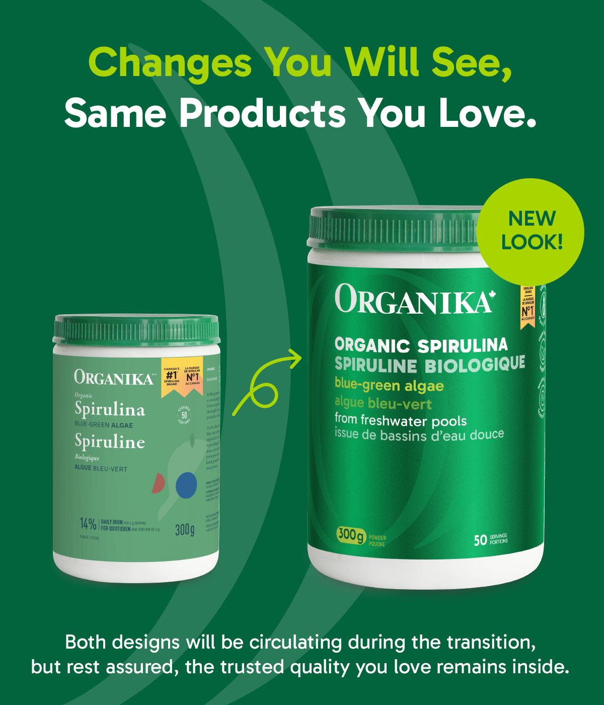 Organic Spirulina Powder - 300 g - Organika Health Products