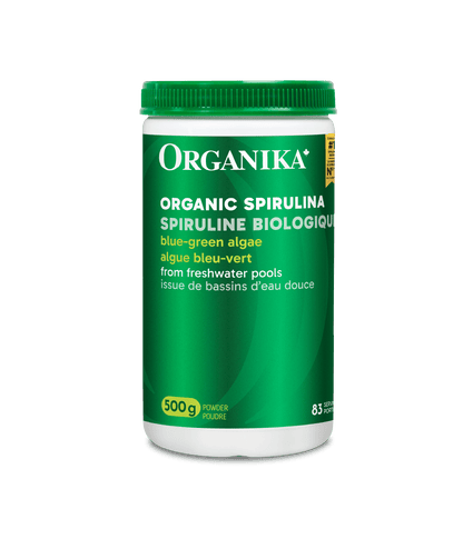 Organic Spirulina Powder - 500 g - Organika Health Products
