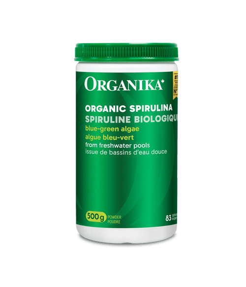 Organic Spirulina Powder - 500 g - Organika Health Products
