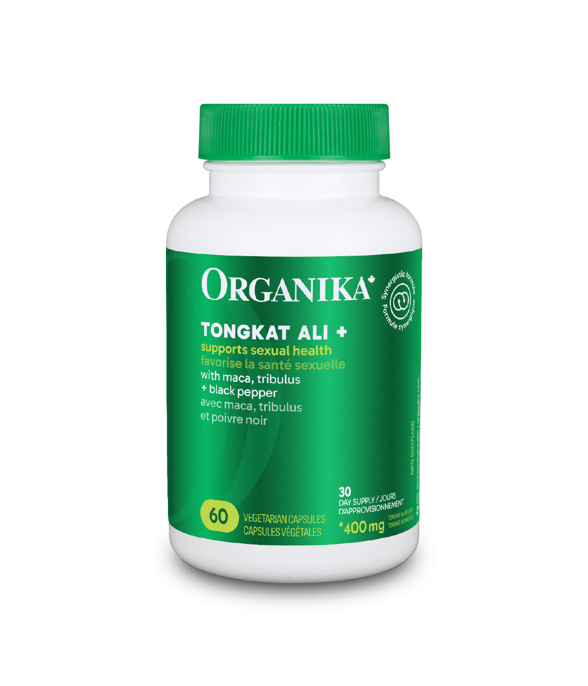 Tongkat Ali + - 60 Vcaps - Organika Health Products